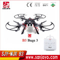 Vente chaude MJX Bugs 3 Rouge / Noir couleur Avec Moteur Brushless Indépendant ESC Drone Long temps de vol Peut soutenir Wifi caméra SJY-B3